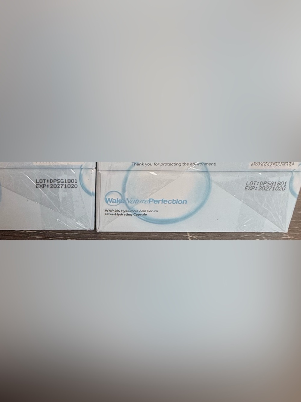 Two unopened boxes - Perfection Hydrating Hyaluronic Acid Serum - Blue -